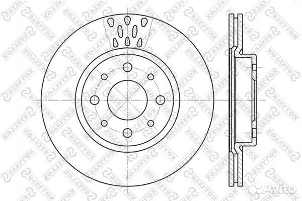 6020-9921V-SX диск тормозной переднийAlfa Rome