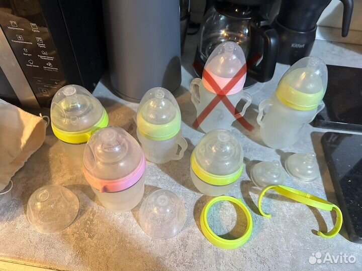 Бутылочка для кормления силикон