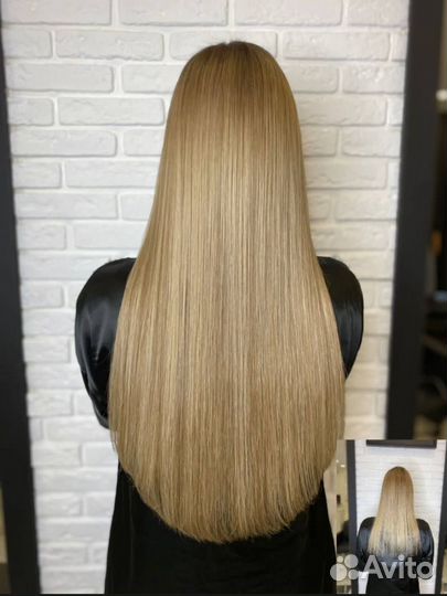 Наращивание волос премиум. Нано микро капсулы