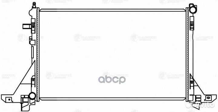 Радиатор охл. для а/м Renault Master (10) 2.3T