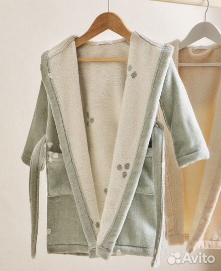 Банный халат с динозавтром zara home