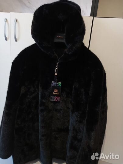 Шуба искусственная из эко меха