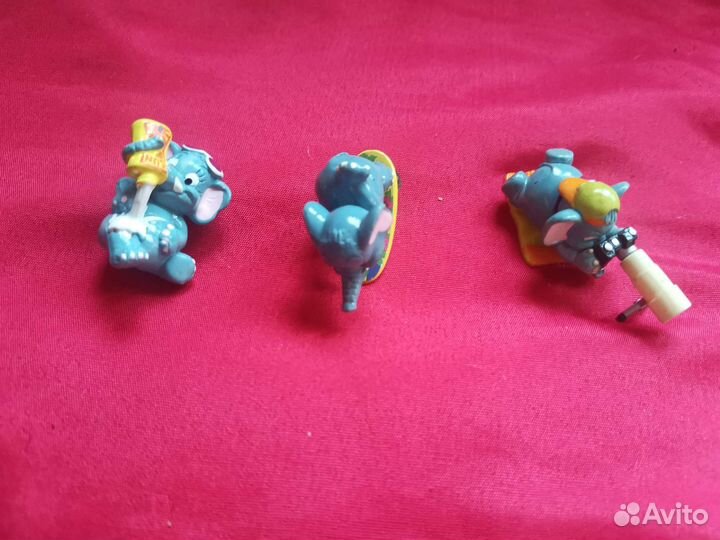 Киндер сюрприз гномы, слоны, акулы