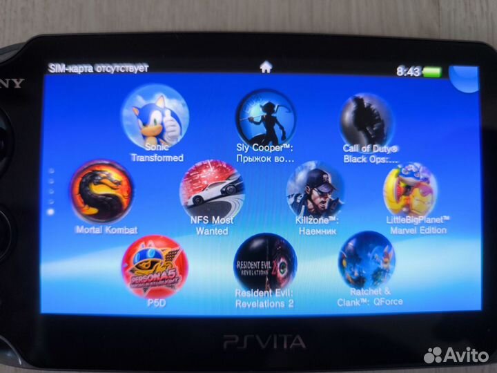 Sony ps vita прошитая 64gb