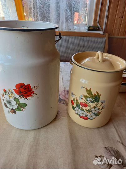 Эмалированная посуда СССР б/у