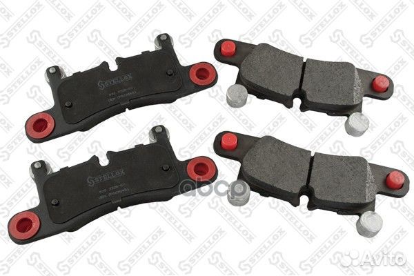 Колодки зад.с антискрип.пл.porshce cayenne 3.0