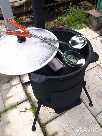 Печки под казан разборные,казаны чугунные