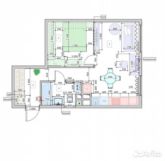 Планировочное решение