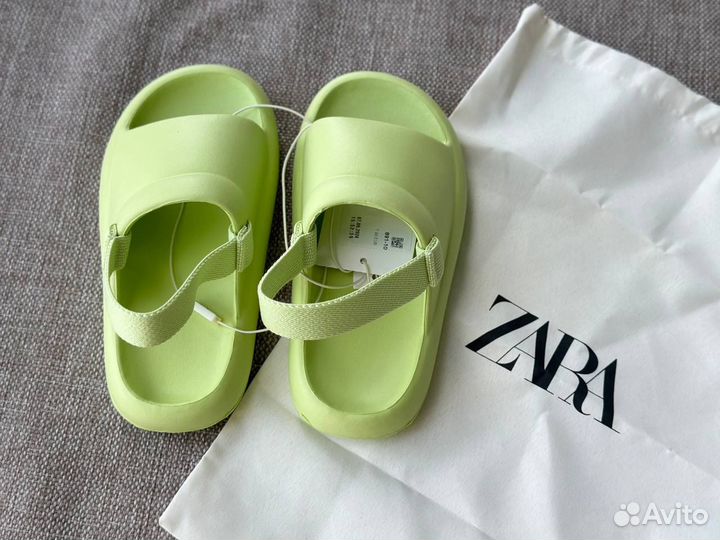 Сандалии zara kids 26 детские сланцы