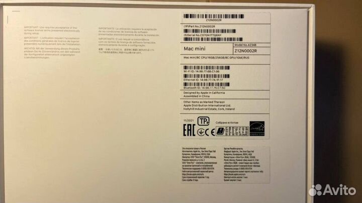 Apple Mac mini M1 16gb/256gb