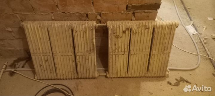 Ванна чугунная бу с батареей бу