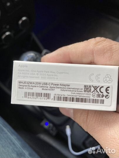 Блок питания apple 20w original