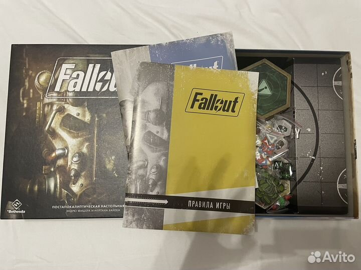 Fallout настольная игра + доп. Атомные узы