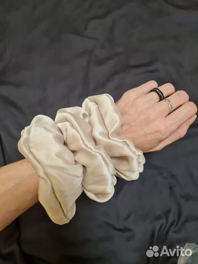 Резинка для волос из шелка, шелковая резинка