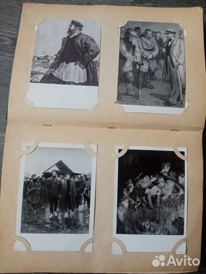 Альбом с открытками соцреализм агитация