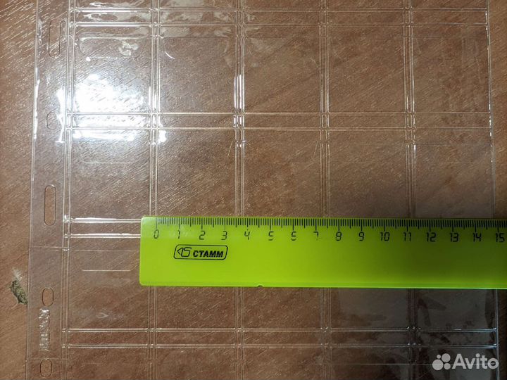 Листы для монет и банкнот