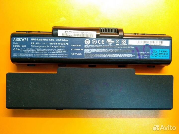 Б/У аккумулятор для Acer. AS07A31