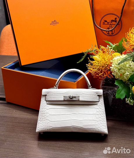 Сумка Hermes Kelly mini Croco