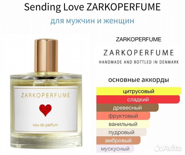 Zarkoperfume Sending Love (распив)