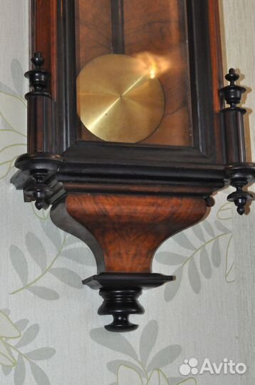 Старинные немецкие жильные настенные часы 12