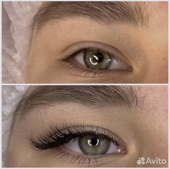 Наращивание ресниц на дому