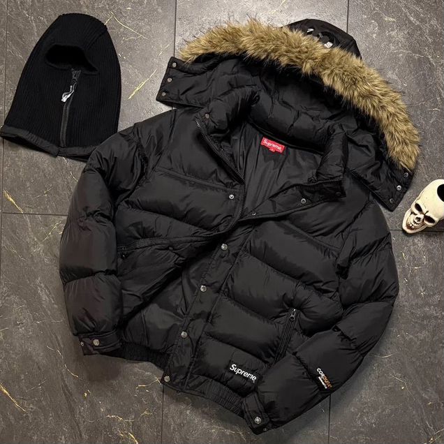 Куртка пуховик supreme facemask 700 fill