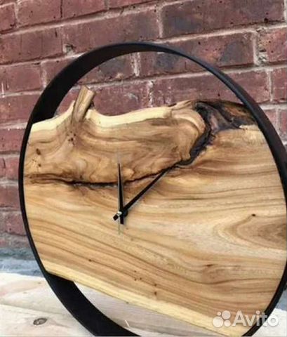 Часы кольцо металлическое