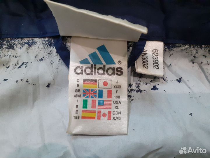 Винтажная ветровка - дождевик Adidas Vintage 90-х