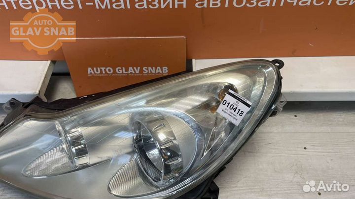 Фара левая (хром) Opel Corsa D