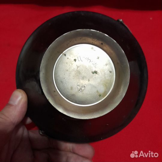 Мельхиоровая конфетница СССР