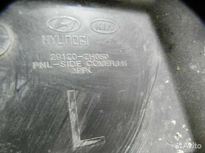 Пыльник двигателя боковой левый Kia Ceed