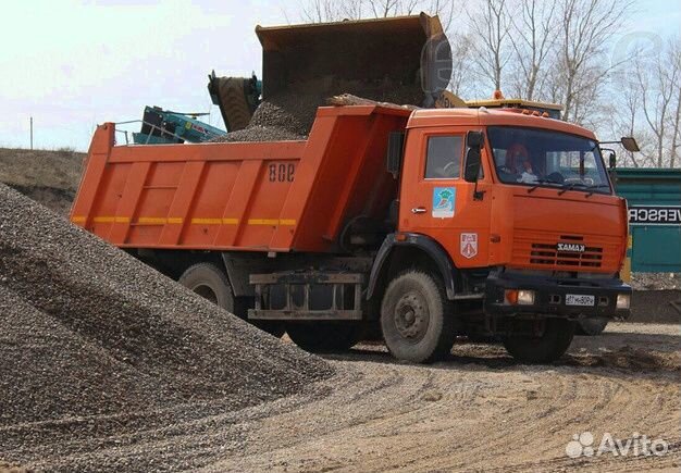 Щебень гравийный с доставкой