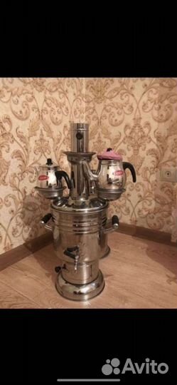 Самовар на дровах новый