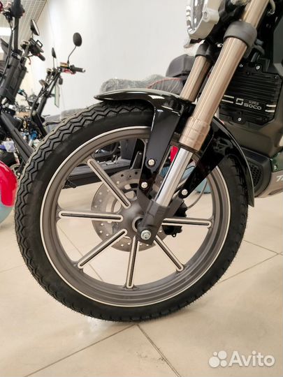 Электромотоцикл White Siberia Super Soco TC