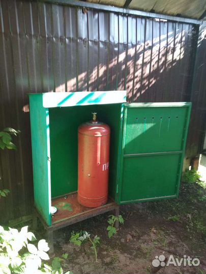 Ящик железный для 2 газовых баллонов