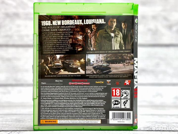 Mafia 3 III (Xbox) Б/У