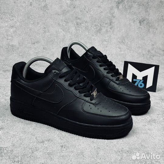 Кроссовки nike air force 1 черные