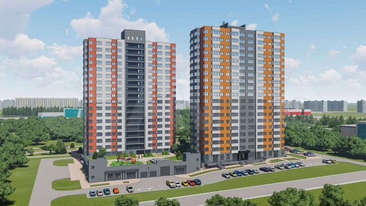 1-к. квартира, 27,1 м², 10/20 эт.