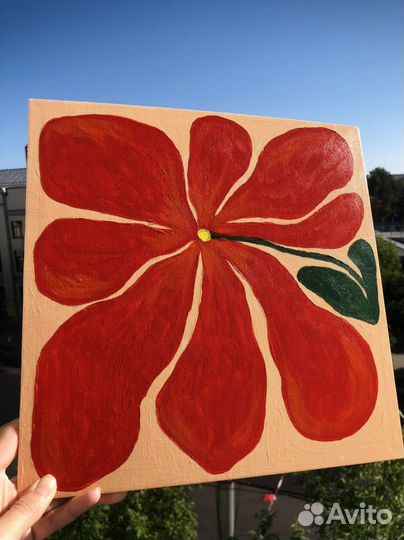 Интерьерная картина акрил 30 на 30