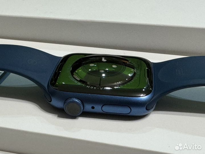 Часы Apple watch 7 45 mm Blue