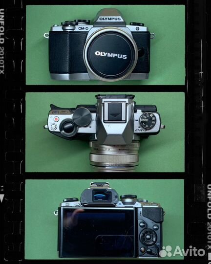 Olimpus OM-D E-M10 с объективом Olimpus M.zuiko di