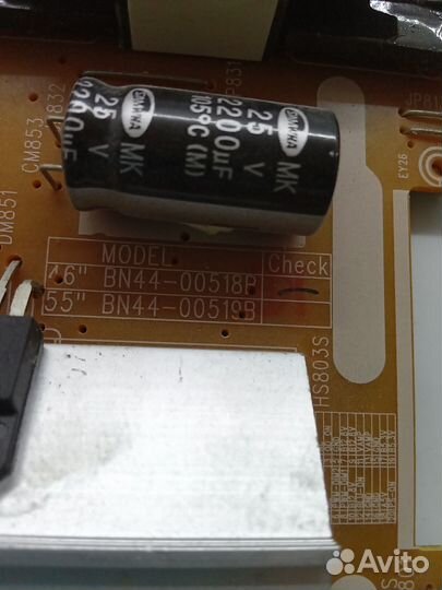Блок питания bn44-00518B телевизора Samsung UE40