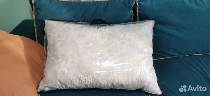 Новая подушка- пух/ перо новая