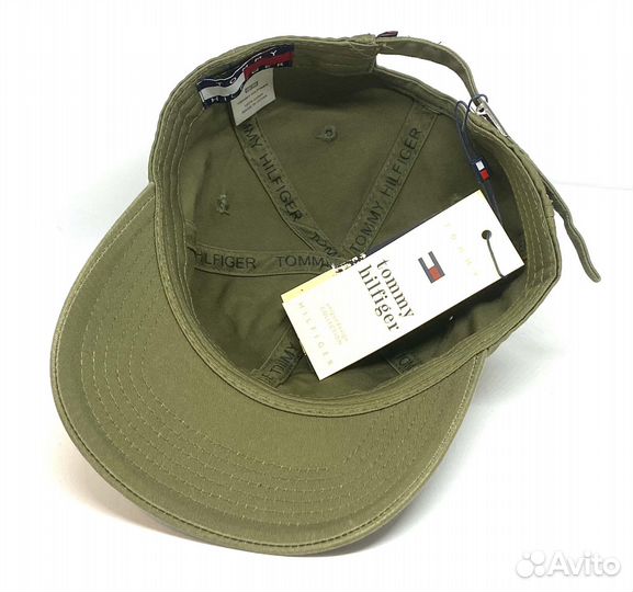 Бейсболка Томми хилфигер цвет хаки