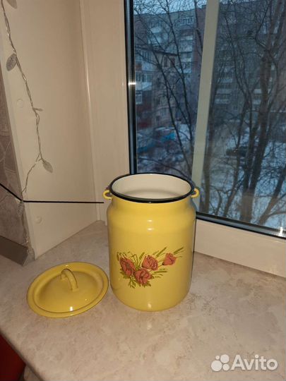 Бидон эмалированный СССР