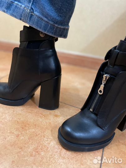 Ботильоны натуральная кожа 37