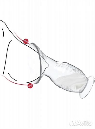 Силиконовый молокоотсос / молокосборник