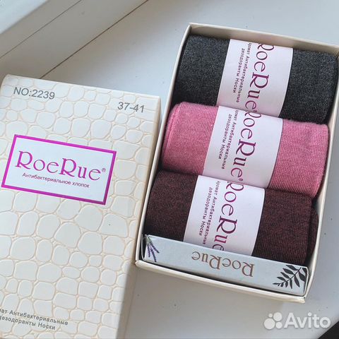 Набор женских ароматизированных носков в коробке