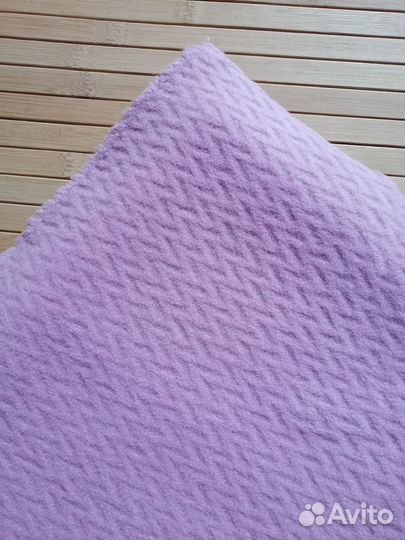 Ткань пальтовая лавандовая отрез