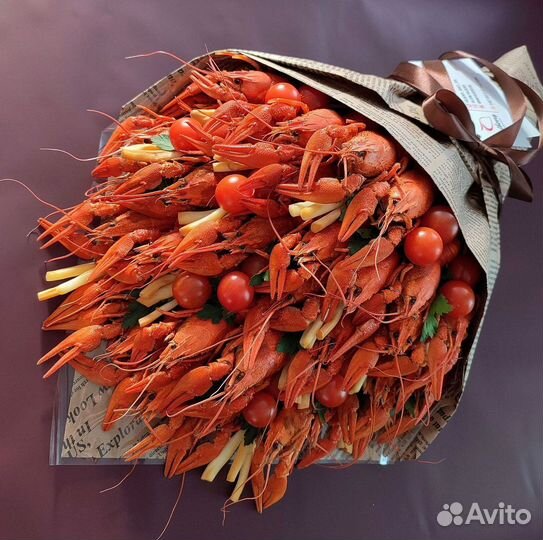 Букеты из раков